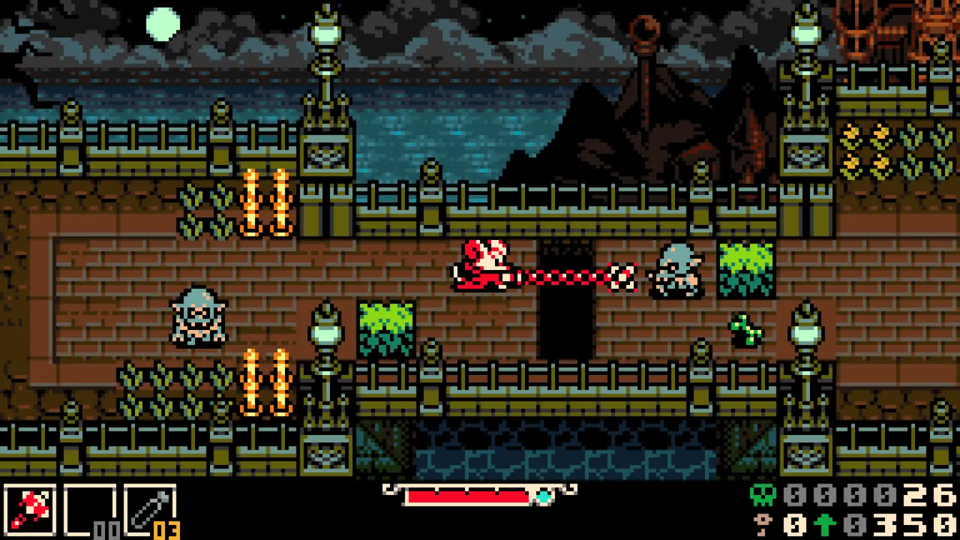 Mina the Hollower map guide screenshot for Lantern Docks routes