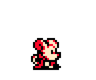 Mina burrowing animation sprite